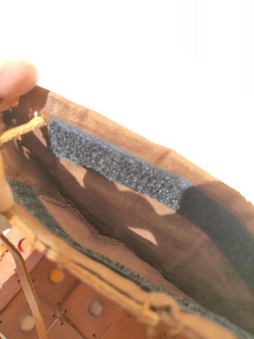 Mala tiracolo - colorida de couro