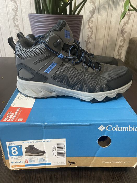 Чоловічі черевики Columbia PEAKFREAK II MID OUTDRY WIDE 26-26.5 см