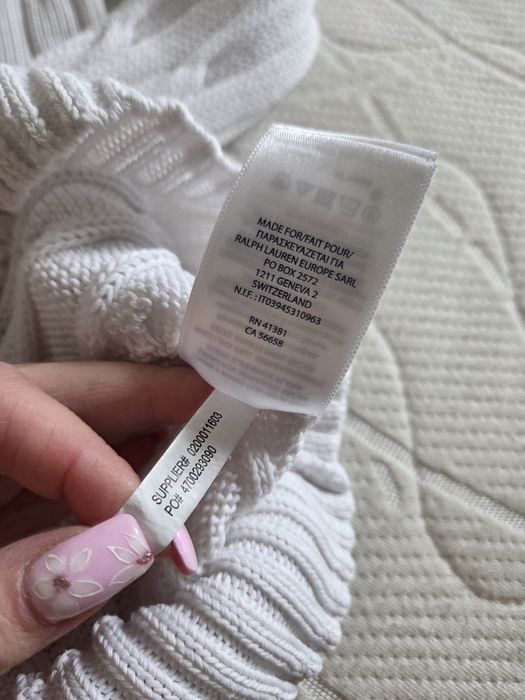 Lekkie sweterek Ralph Lauren warkocz