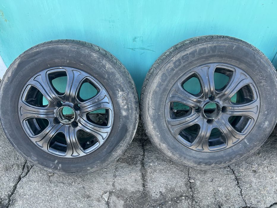 Диски 175/70r13 4*98 4шт в комплекті з резиною і болтами