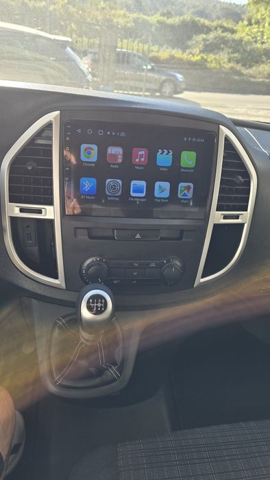 Rádio Mercedes Vito Android 14 com GPS (Novo)