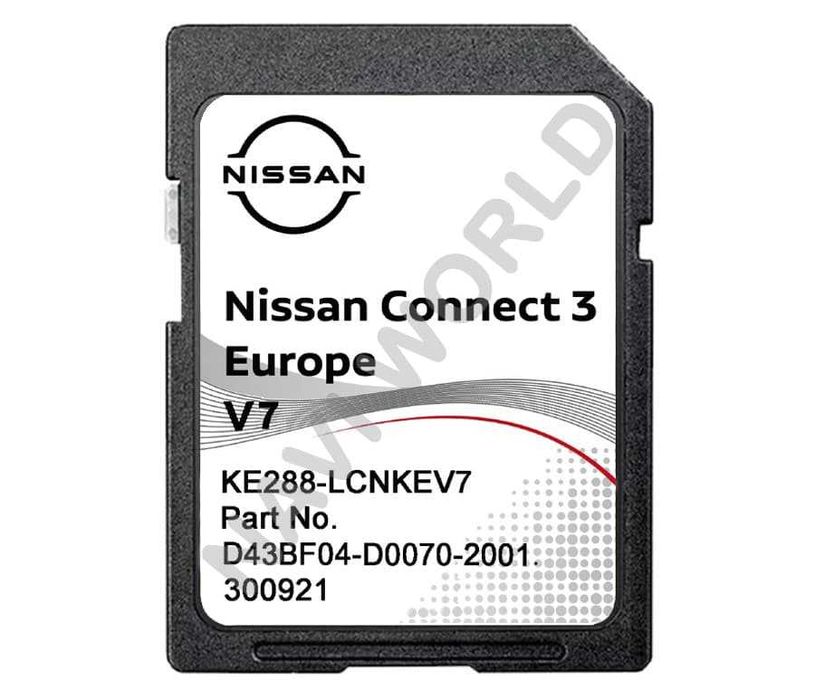 Карта навігація Nissan Rogue Tiida Juke  Connect 3 V7  SD card