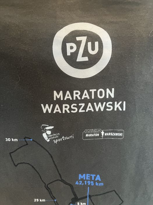 41 PZU Maraton Warszawski T-shirt  100% bawełna XL