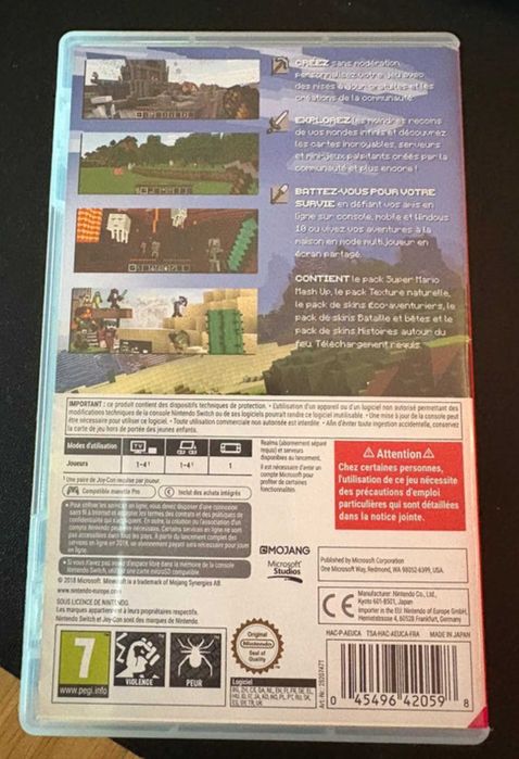 Minecraft Nintendo Switch | Edição Super Mario Mash-Up | COMO NOVO