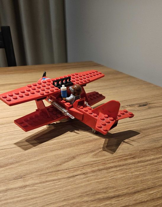 LEGO 6615 Eagle Stunt Flyer Czerwony Dwupłatowiec Unikat 1996