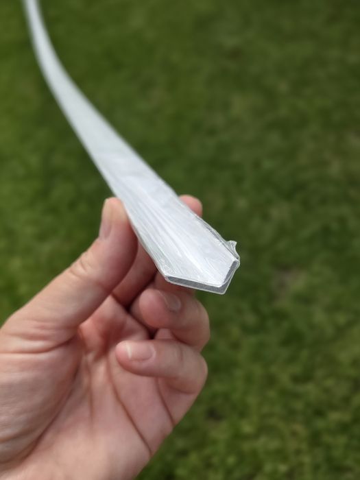 Listwa wykończeniowa do lameli ściennych OVAL/WAVE WHITE Linerio XS Li