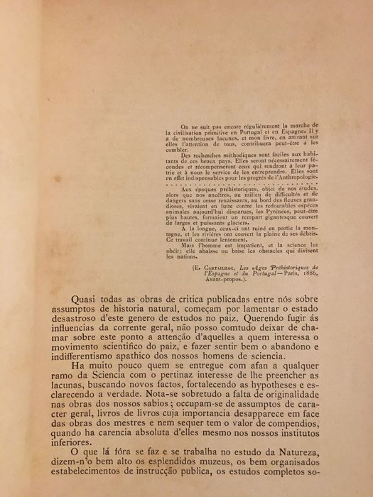 Paleoethologia Portugueza (1888) /Alarcão: Lições de Pré-História