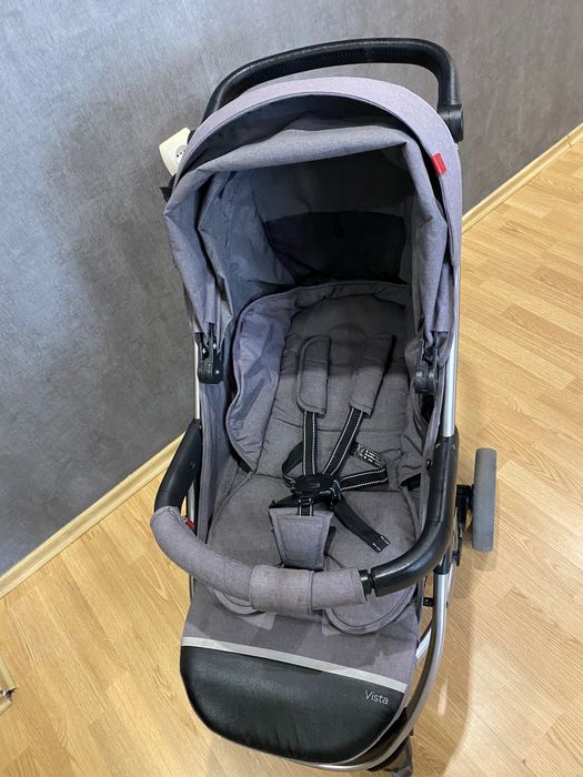 Коляска прогулянкова CARRELLO Vista CRL-5511 Shark Gray в льоні