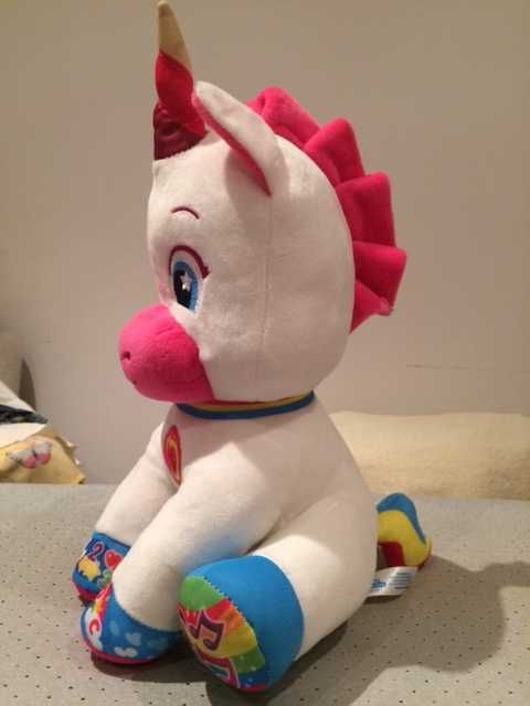 Baby Unicórnio Peluche Interativo e Ovelhinha da Chicco Boa noite rosa