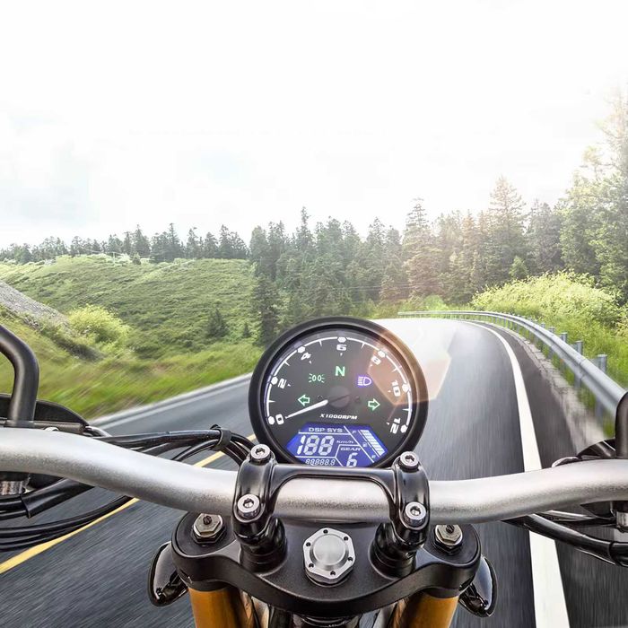 Velocímetro odómetro tacómetro multifunções digital universal moto