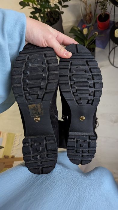 Ботфорти замшеві