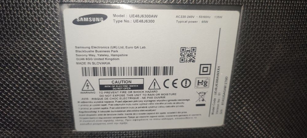 Smart TV SAMSUNG curved 48'