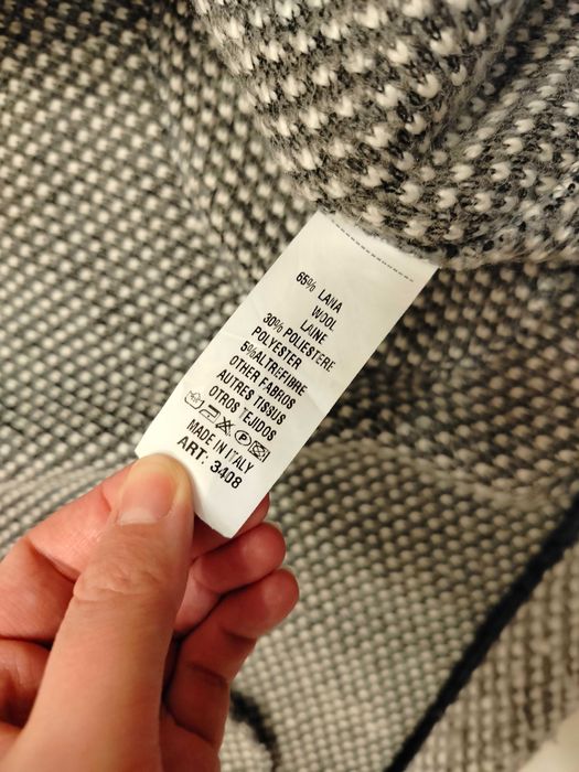 Kardigan sweter z wełną