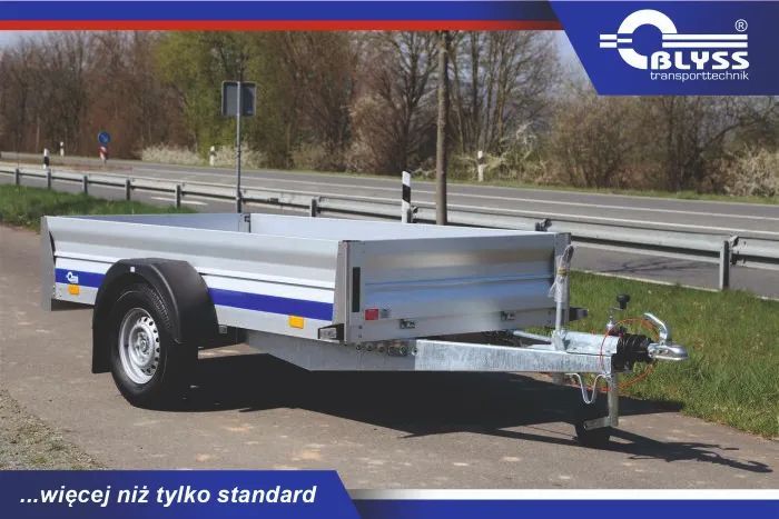 Blyss Alumina M1  Przyczepa Towarowa aluminiowa rama 256x131x33 BLYSS