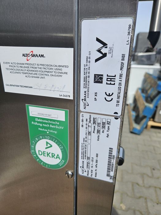 Piec konwekcyjno-parowy Alto-Shaam 10 gn 1/1 Convoterm, Rational