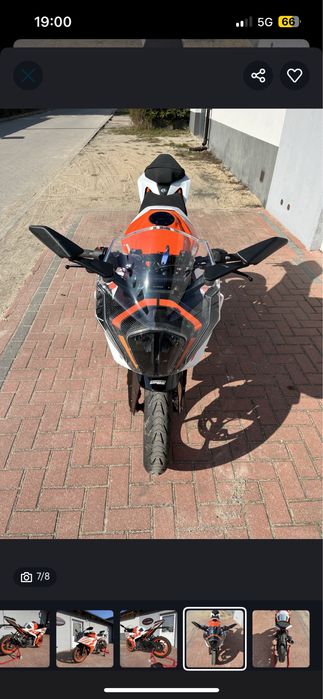 KTM RC 125  mały przebieg