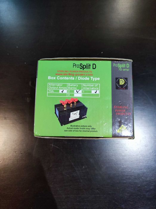 Isolador bateria Sterling Power ProSplit D 70A - D70A2