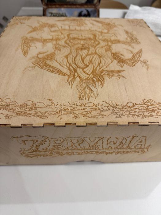 Zerywia - gra planszowa + dodatki + drewniany insert | NOWA | komplet