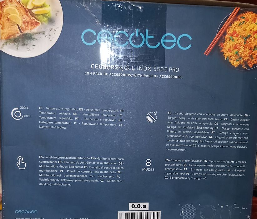 Airfyr Cecotec 5.5 litros