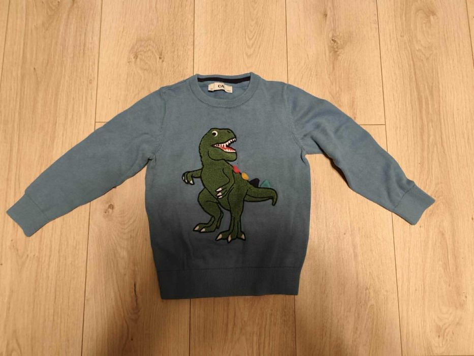 Kurtka 110 +sweter czapka i bezrękawnik