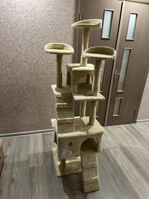 Будиночок кігтеточка (дряпка) для котика