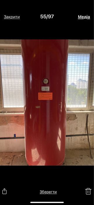 Теплообмінник, теплоакумулюючий бак, бак розширюючий, ресівер