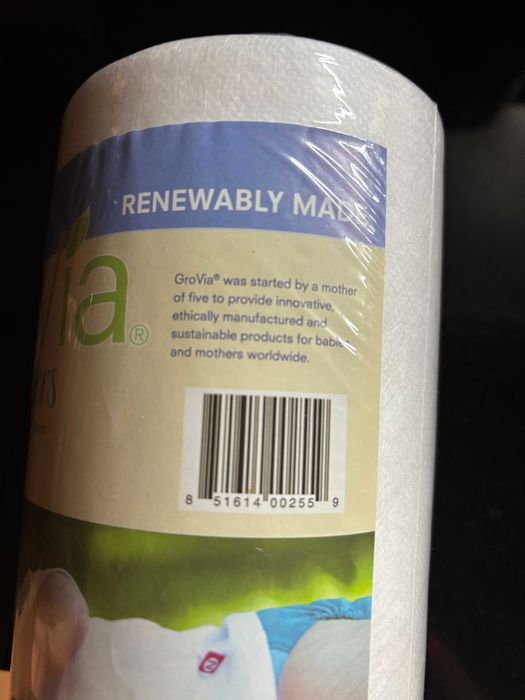 Forro descartável para fraldas de pano reutilizáveis