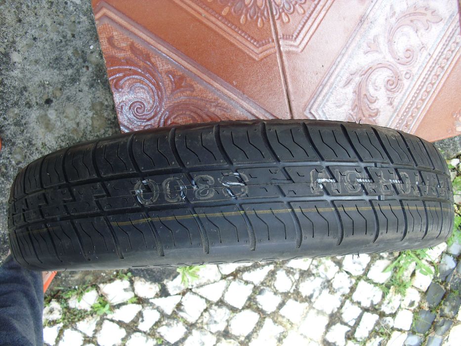 Roda fina de socorro T125/70R16 grupo volkswagen furação 5x112