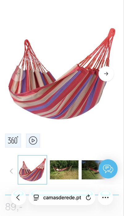 Cama de rede super gira NOVA