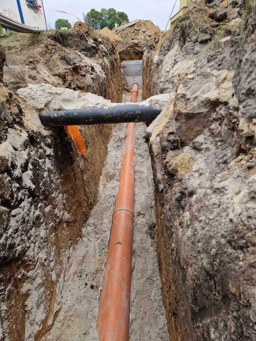 Izolacja fundamentów/Drenaż/Szambo/Studnie chłonne/Kanalizacja