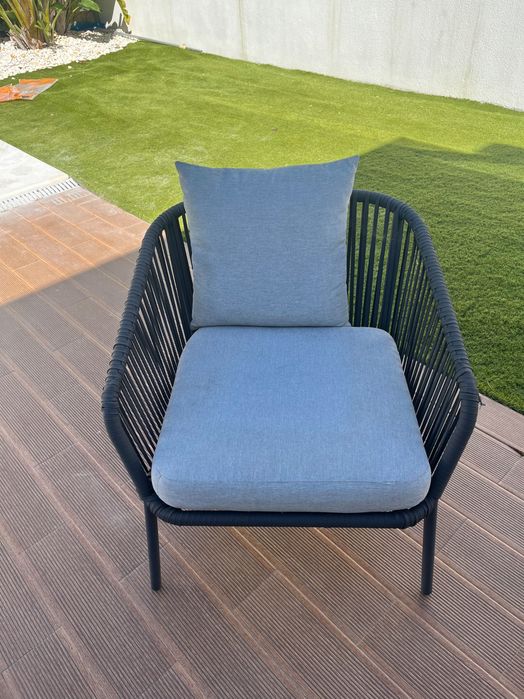Conjunto confortável jardim