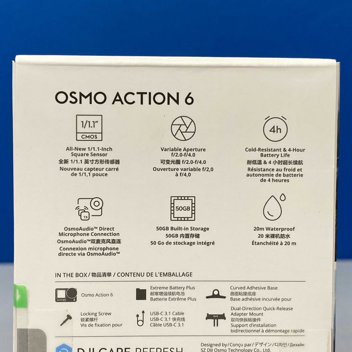 DJI Osmo Action 6 | Standard Combo | SELADO | 3 ANOS DE GARANTIA