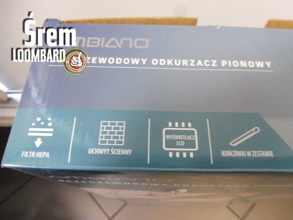 Odkurzacz Pionowy Ambiano GT-SF-VSC-03, Komplet, Stan db!
