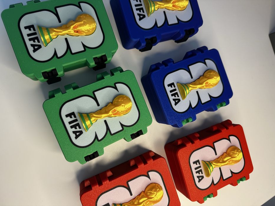 Caixa de figurinhas da copa