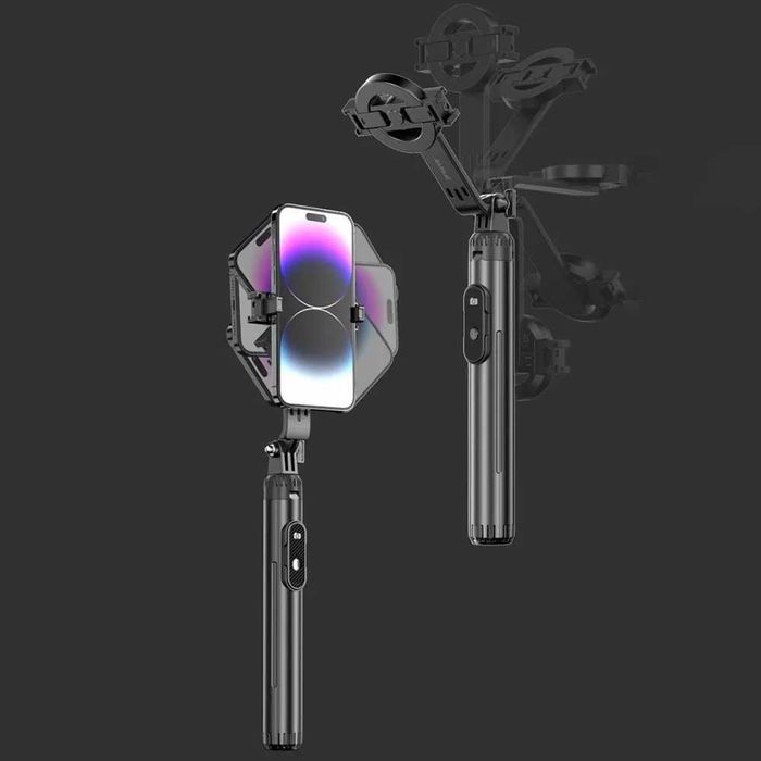 Трипод для телефона блютуз селфи палка для айфона монопод с пультом