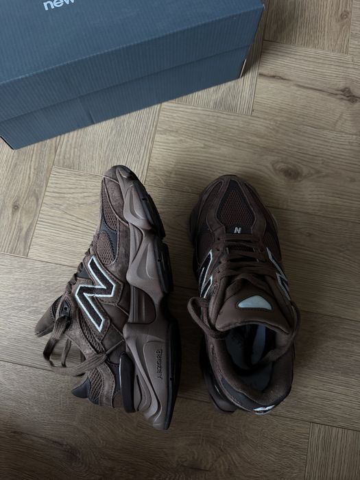 new balance nb 9060 brazowe niebieskie brown ice