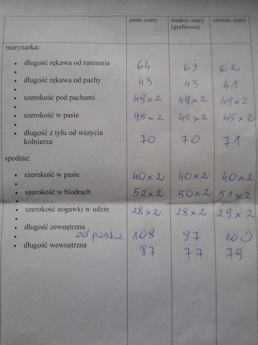 Garnitury Młodzieżowe - Nowe Eleganckie Slim rozm. 71