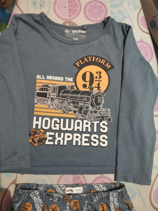 Piżamka bawełniana Harry Potter.