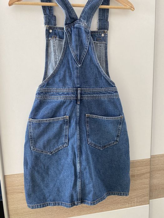 Sukienka ogrodniczka jeansowa XS