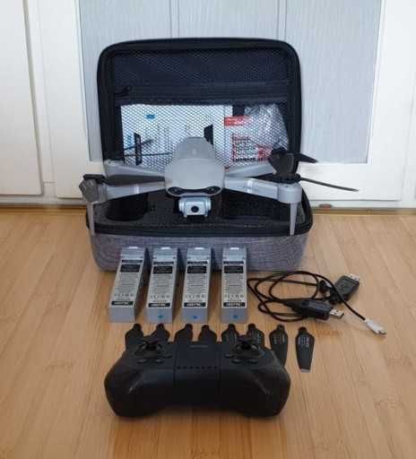 2x Dron 4drc f3 wifi Gps duzy zestaw