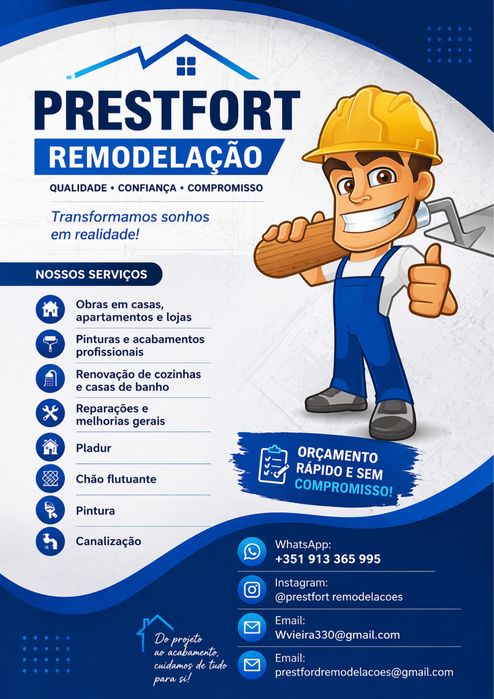 Serviços remodelação