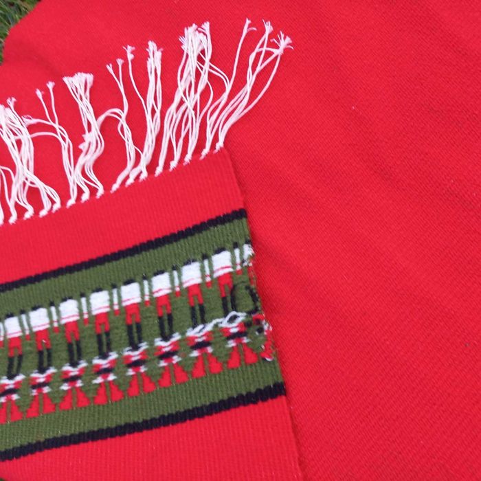 Kilim chodniczek wełniany z fredzlami
