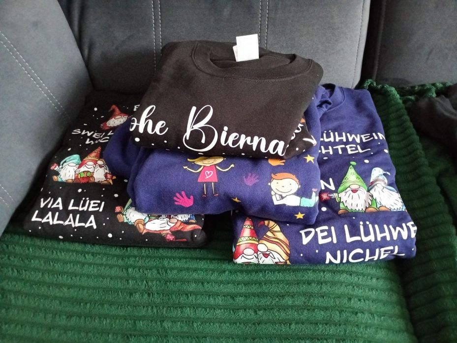 Komplet bluz rozmiar L 4 sztuki bawełniane