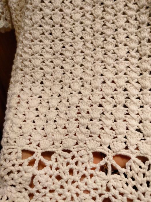 Vestido túnica crochet Ruga