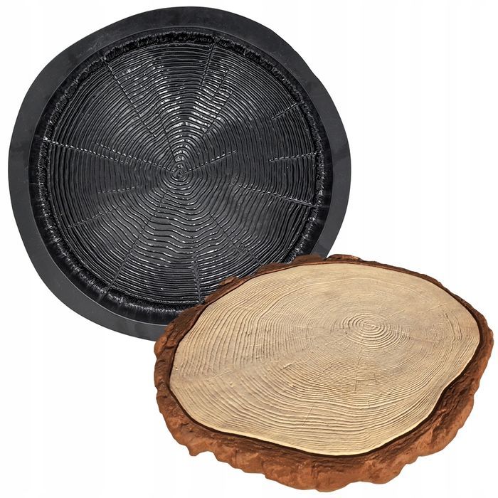 Forma do betonu PIEŃ plaster drewna pniaczek krążek