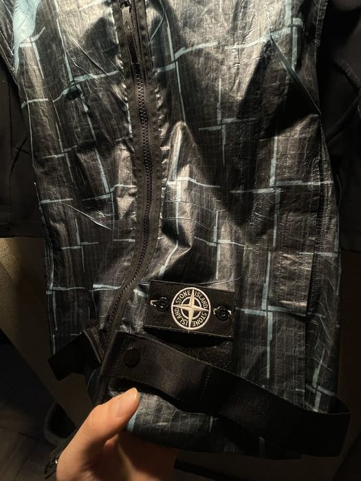 Stone Island Paper Poly SI House Check Grid (cp company ma strum)