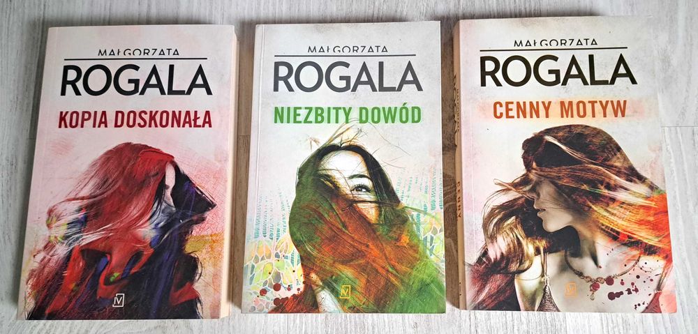 3x Małgorzata Rogala Kopia doskonała + Niezbity dowód + Cenny motyw