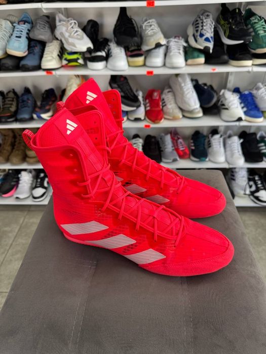 ОРИГІНАЛ 100% Боксерки Adidas Box Hog 4 (IH2732) Lucid Red 46