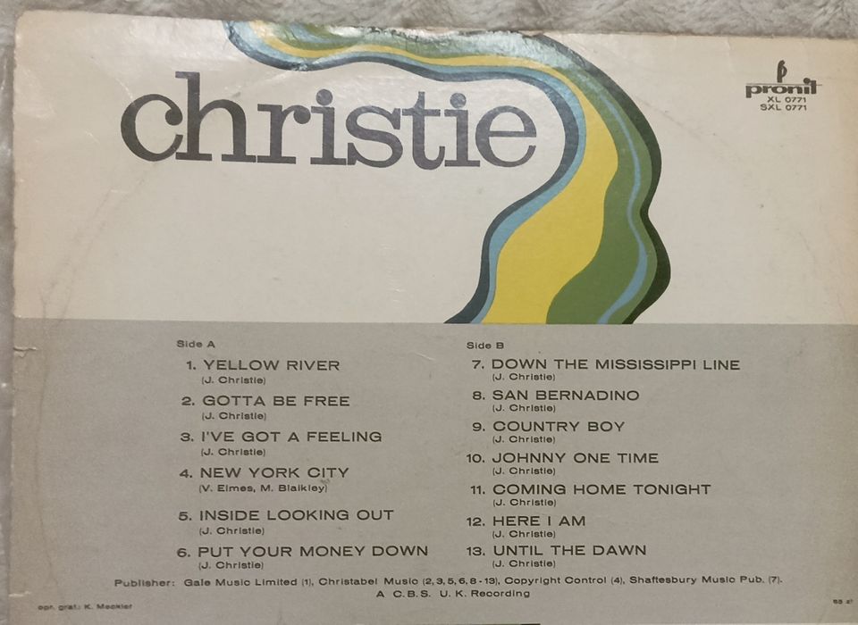 Christie na vinilu lata 80-te dobra cena.