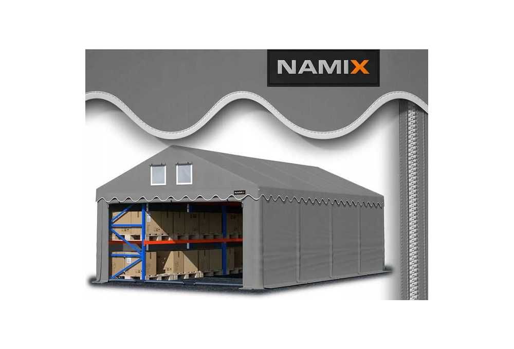 Namiot COMFORT 4x8 magazynowy handlowy garaż PVC 560g/m2